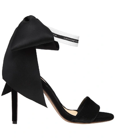 Shop Alexandre Vauthier Bow Down Women Black Heels