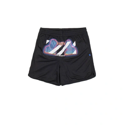 Shop Off-white Thermo Men Mesh Shorts In Black