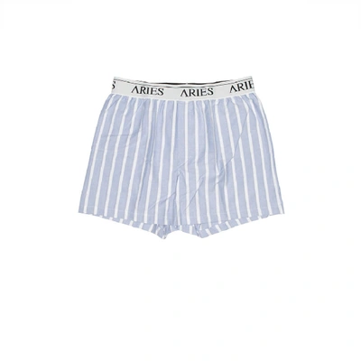 Shop Aries Boxer Shorts In White