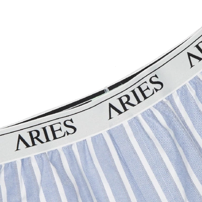 Shop Aries Boxer Shorts In White