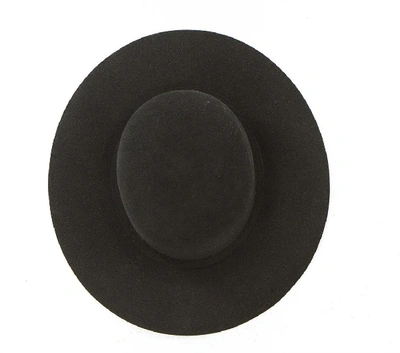 Shop Off-white Wide Brim Women Black Hat