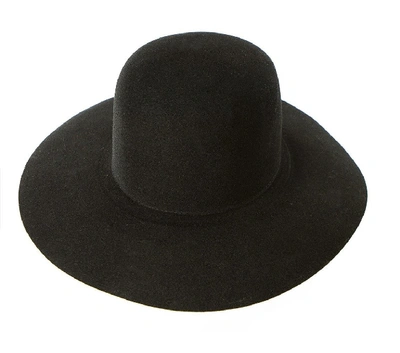 Shop Off-white Wide Brim Women Black Hat