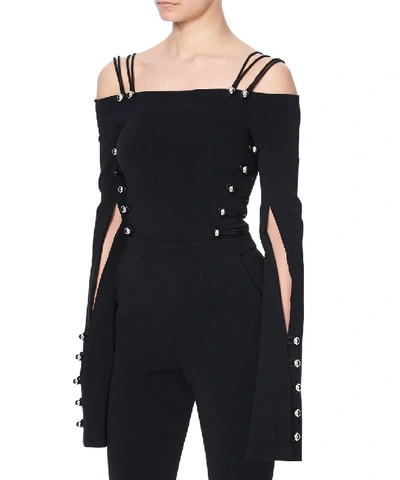 Shop David Koma Cady Women Black Jumpsuit