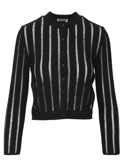 Shop Alexander Mcqueen Cardigan With Cutout Details In Black