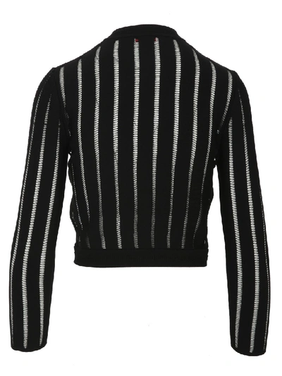 Shop Alexander Mcqueen Cardigan With Cutout Details In Black