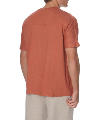 Shop Adyn Essential Men Orange T-shirt In Brown