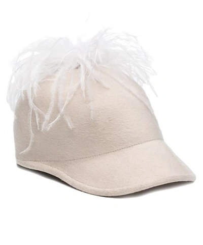 Shop Eugenia Kim Bo Women White Hat In Neutrals