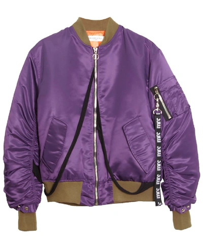 Shop Mr Completely Bomber Men Purple Jacket