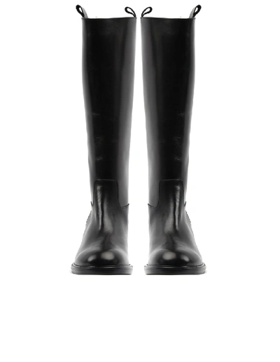 Shop A.f.vandevorst Black Leather Boots