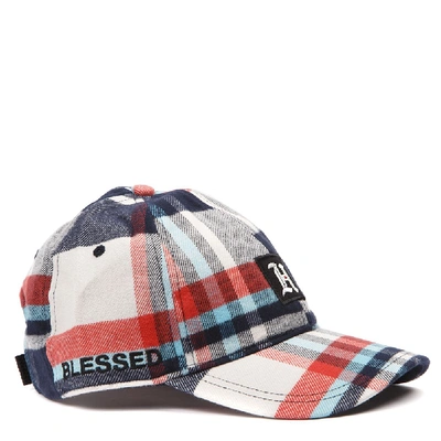 Tommy Hilfiger Lewis Hamilton Multicolor Cotton Check Tartan Hat <br> In  Grey | ModeSens