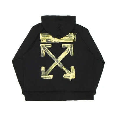 Shop Off-white Acrylic Arrows Hoodie In Black