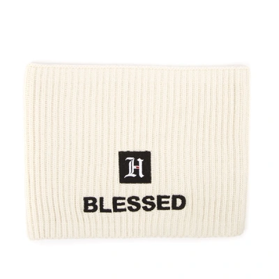 Tommy Hilfiger White Blessed Blend Ribbed Wool Hair Band Hat In Neutrals |  ModeSens