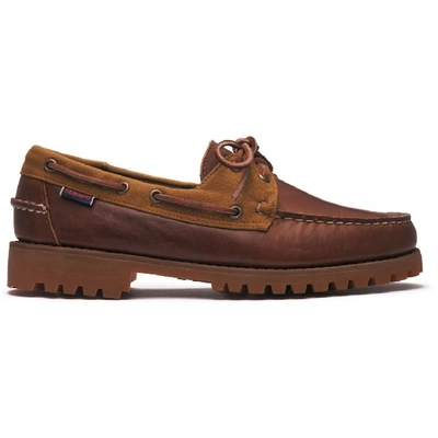 Shop Sebago Loafer Leather Ranger Waxy Millerain 7001h10 A09 In Brown