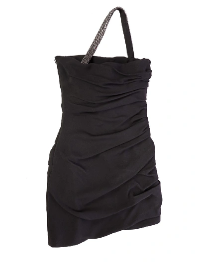 Shop Saint Laurent Sleeveless Minidress In Black