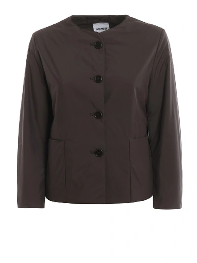 Shop Aspesi New Tenerina Padded Jacket In Black
