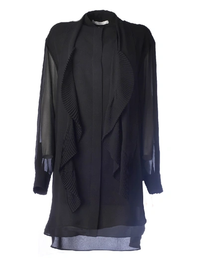 Shop Givenchy Silk Dress In Black
