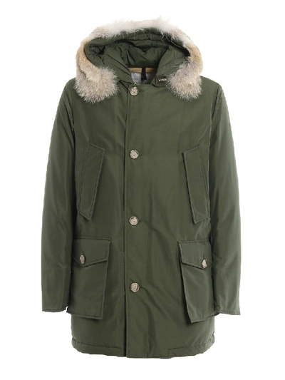 Shop Woolrich Padded Teflon™ Arctic Parka Df In Grey