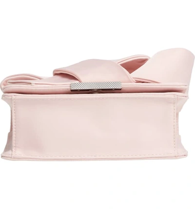 Shop Ted Baker Janyce Twisted Bow Clutch In Pink