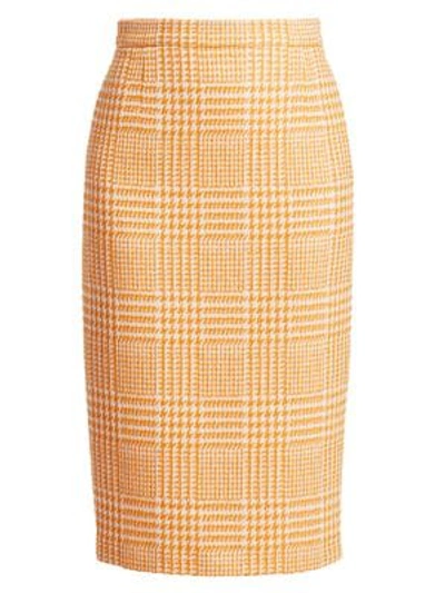 Shop Escada Randuxi Glen Plaid Pencil Skirt In Goasun