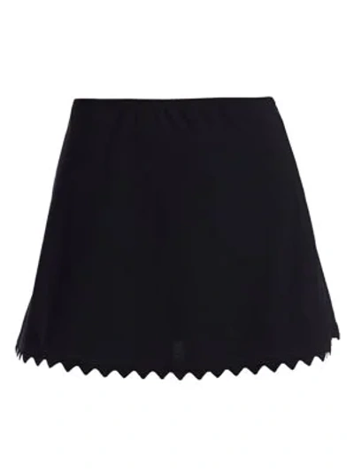 Shop Karla Colletto Swim Ines A-line Skirt In Black