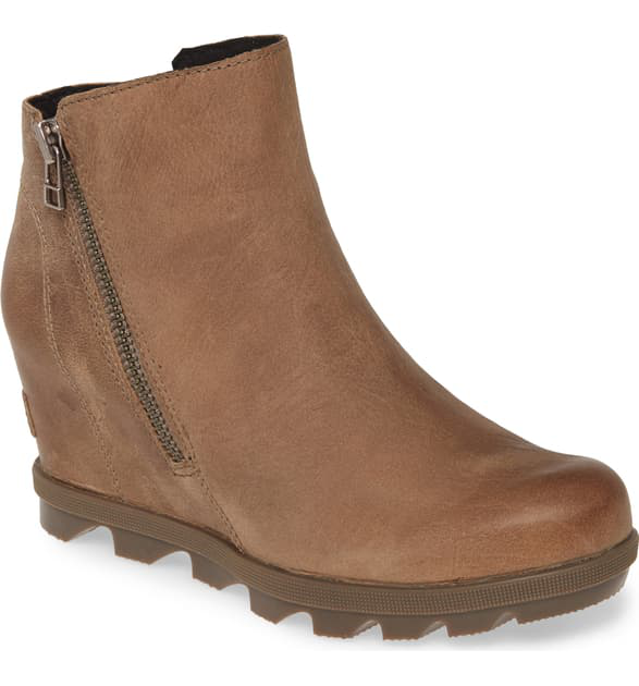 sorel waterproof wedge bootie