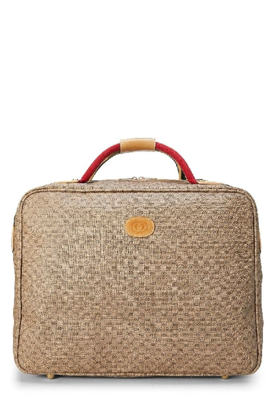 Pre-owned Gucci Brown Original Gg Supreme Canvas Suitcase