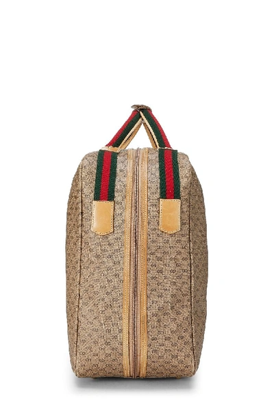 Pre-owned Gucci Brown Original Gg Supreme Canvas Suitcase