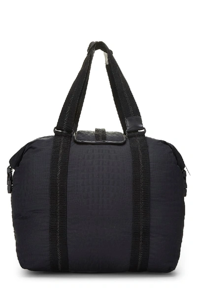 Pre-owned Chanel Black Sportline Boston Bag