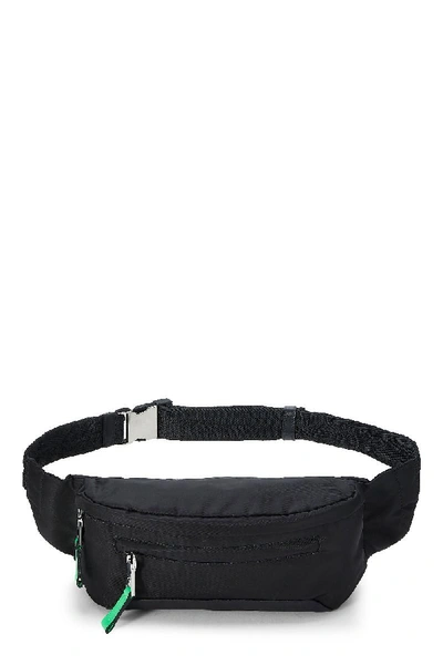 Pre-owned Prada Black Neon Nylon Belt Bag