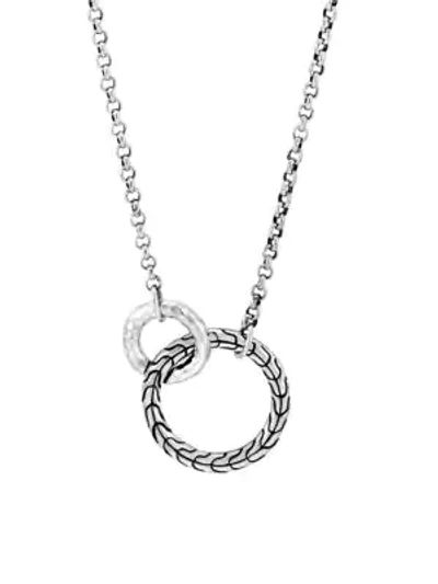 Shop John Hardy Classic Chain Sterling Silver Star Interlocking Eternity Pendant Necklace