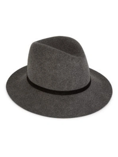 Shop Rag & Bone Floppy Brim Fedora In Charcoal