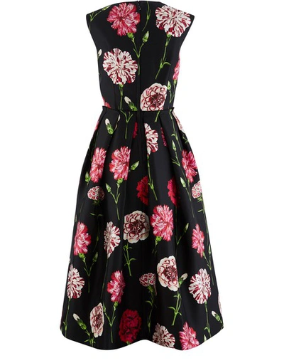 Shop Dolce & Gabbana Silk Dress In Black