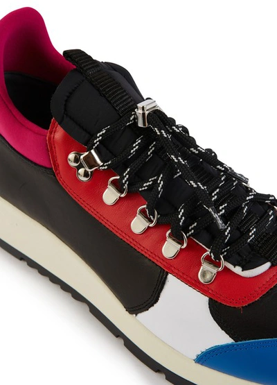 Shop Philippe Model X Rossignol Trainers In Veau Noir Rouge