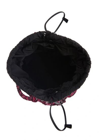 Prada Fisherman's Net Hand Bag In Fuxia