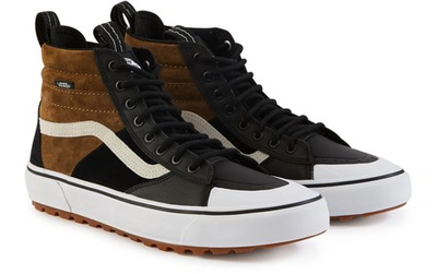 Shop Vans Sk8 Hi Trainers In Dirt/true White