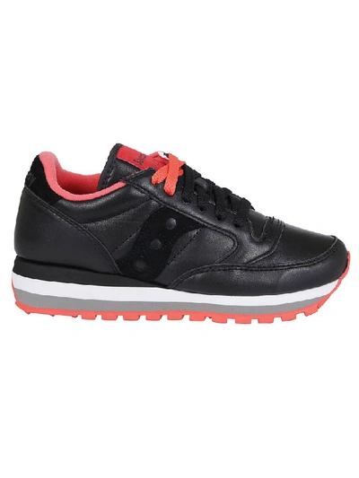 Shop Saucony Sneakers In Black/red