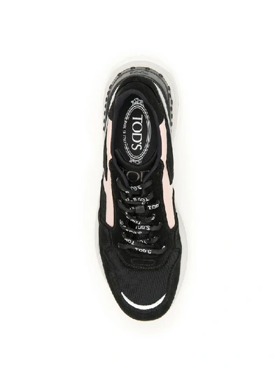 Shop Tod's Sneakers In Cemento+angel