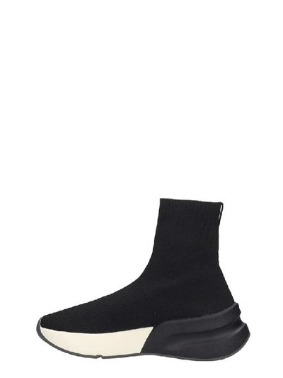 Shop Lola Cruz Sneakers In Black Canvas