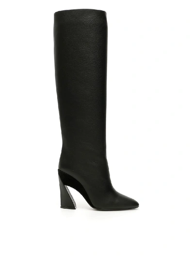 Shop Ferragamo Antea X5 Boots In Nero (black)