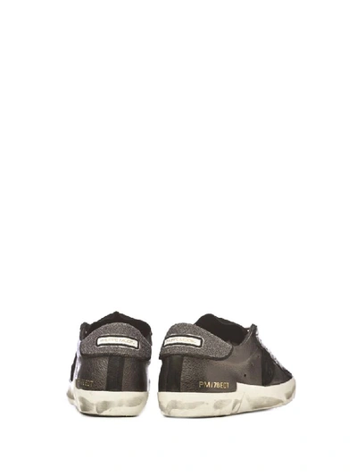 Shop Philippe Model Prsx Sneakers In Nero