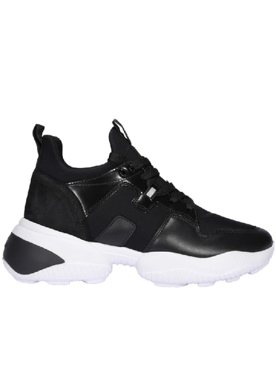 Shop Hogan Interaction Sneakers In Nero