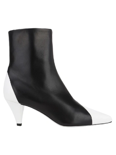 Shop Givenchy Soft Ankle Boot In Black White