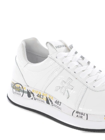 Shop Premiata Sneakers In Bianco