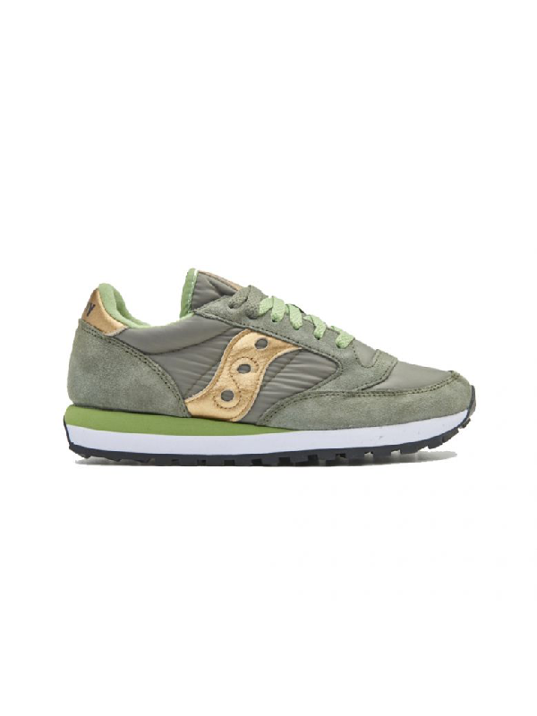 Saucony Sneakers Jazz In Olive/gold 