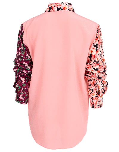 Shop Stella Mccartney Blossom Print Shirt In Pink