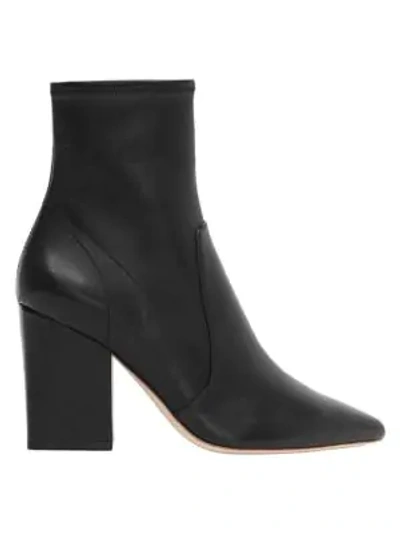 Shop Loeffler Randall Isla Leather Ankle Boots In Black
