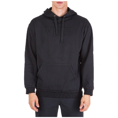 Shop Valentino Men's Hoodie Sweatshirt Sweat In Black