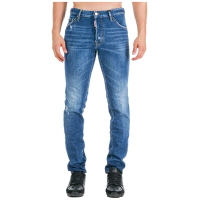 Shop Dsquared2 Men's Jeans Denim Cool Guy In Blue