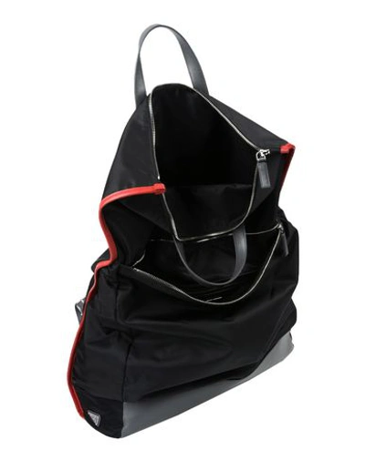 Shop Prada Backpack & Fanny Pack In Black