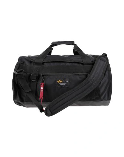 Shop Alpha Industries Travel & Duffel Bag In Black